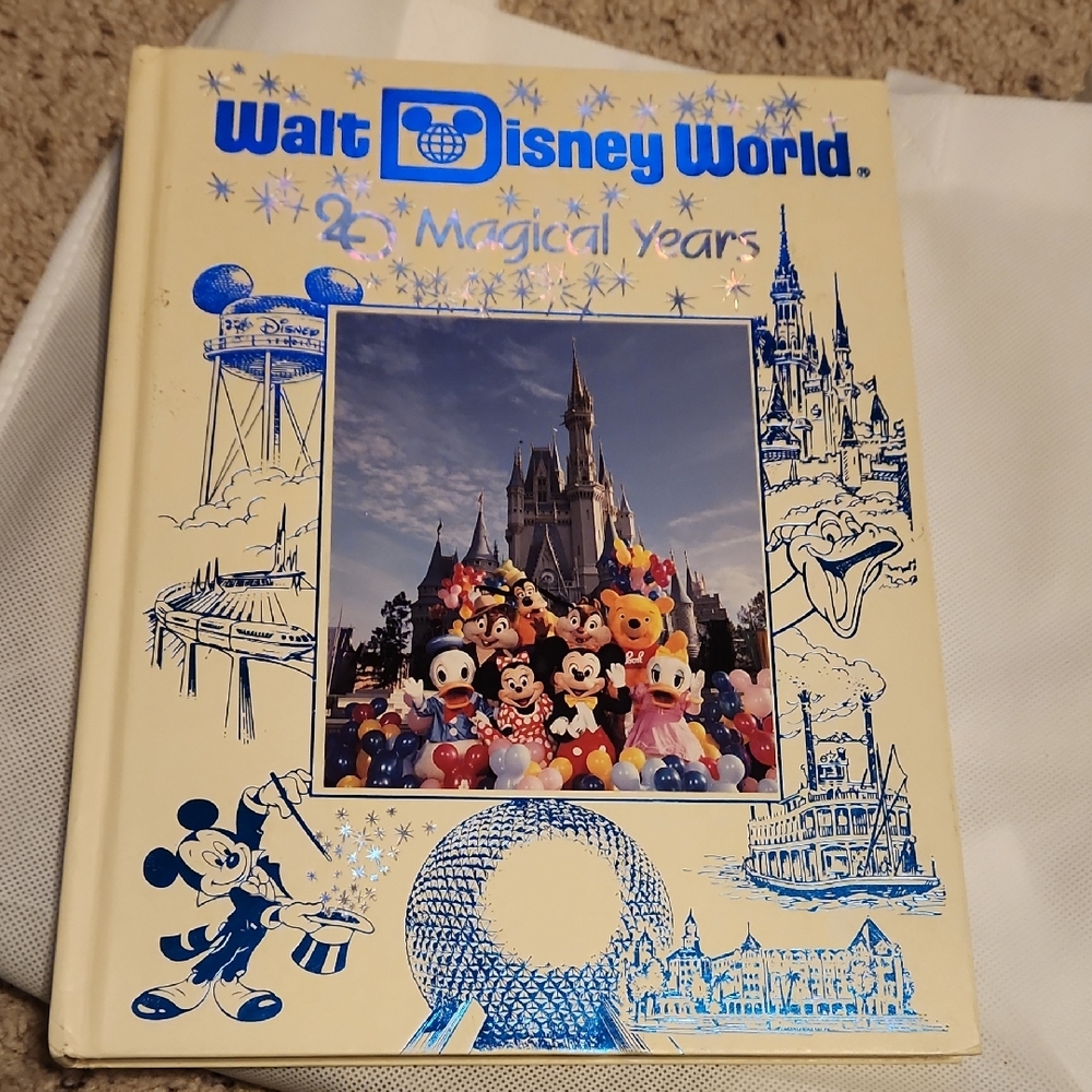 Walt Disney World 20 Magical Years Hardcover Book